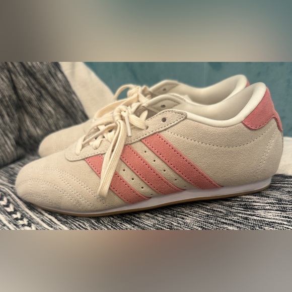 adidas Shoes - Adidas Women's Beige and Coral Sneakers